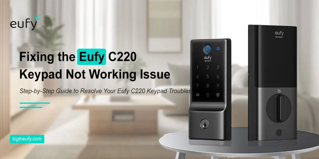 Eufy C220 Keypad Not Working